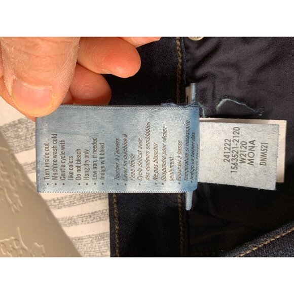 NWT Paige Hoxton Ultra Skinny Jeans Size 26 Dark Blue Denim Womens RN10515 - Picture 5 of 11